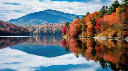 serene fall blue ridge parkway