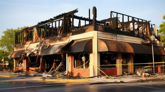 blaze fire damage commercial