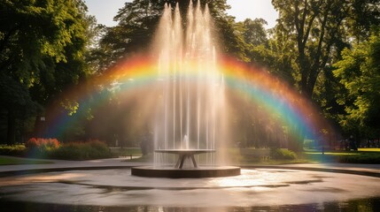 prk water in a circle