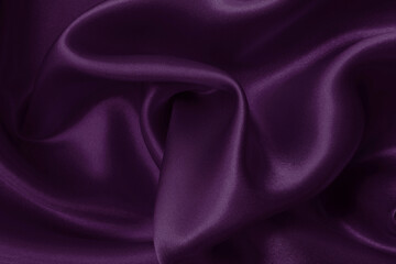 Purple fabric cloth texture for background and design art work, beautiful crumpled pattern of silk or linen.