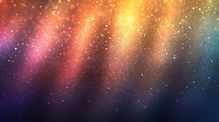 A vibrant abstract background featuring colorful bokeh effects and soft light gradients.