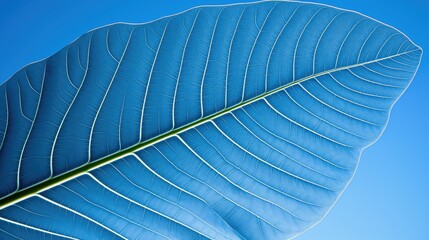 Obraz premium shot tropical leaf outline