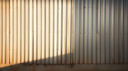rustic corrugated metal wall