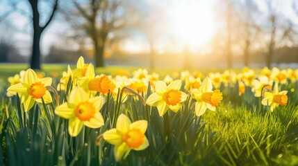 Obraz premium daffodils march spring