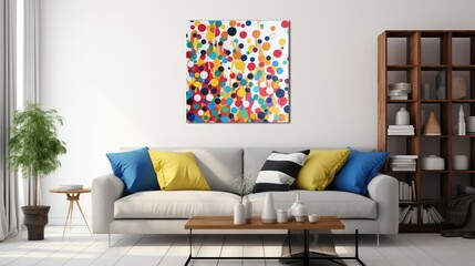 painting spotted textured