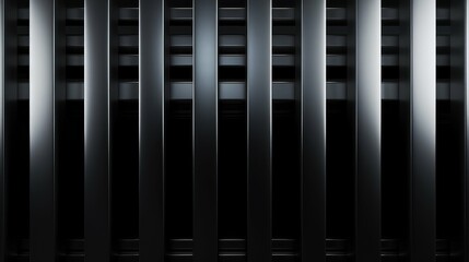 row metal bars