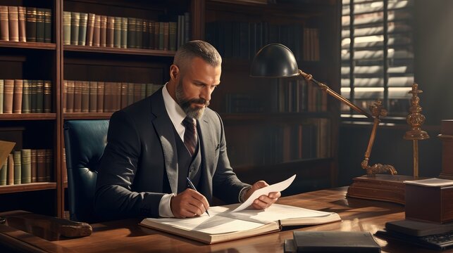 corporate professional in an office