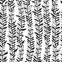 black branch fence seamless pattern for website background, wallpaper, homeware textiles, banner, packaging design background.
