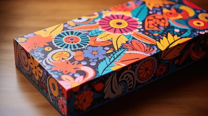 colorful box top