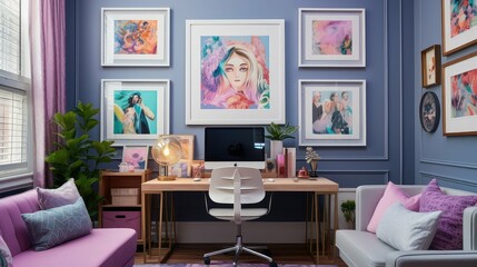 gallery colorful office