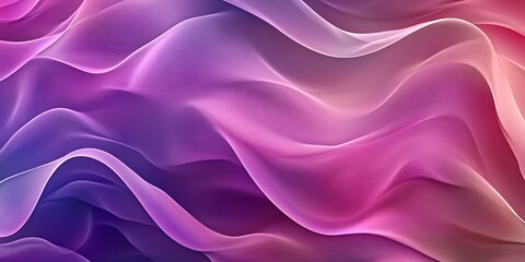Obraz premium Waves of pink and purple abstract background illustration pattern graphical design