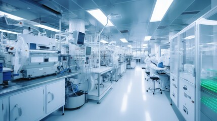 scientists pharmaceutical manufacturing plant