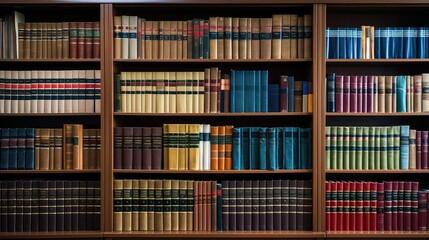 s stack of law books