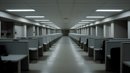 monitors empty room office