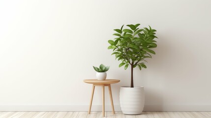 scandinavian table mockup