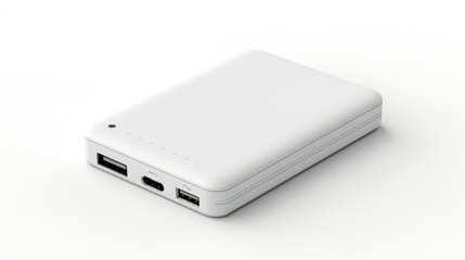 compact tech white background