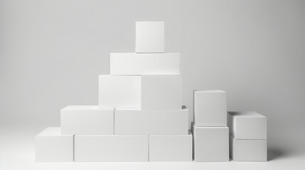 simplicity plain white box