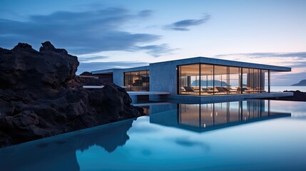luxury blue lagoon