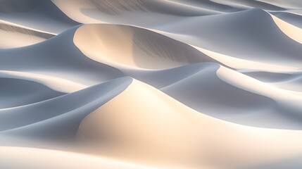 Fototapeta premium Endless Desert Dunes at Sunset - Aerial View of Vast Sandy Landscape with Dramatic Shadows in Evening Light