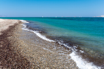 beach in Kos island in Greece