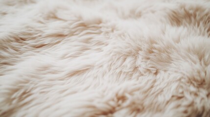 Fototapeta premium This soft beige fluffy texture enhances comfort and warmth, ideal for creating inviting living spaces in any home