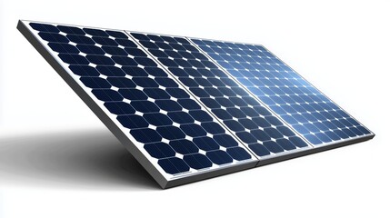 Modern Monocrystalline Solar Cell Display