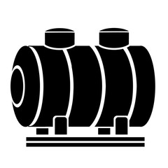 Vector illustration, logo, septic tank icon. Isolated on a white background.