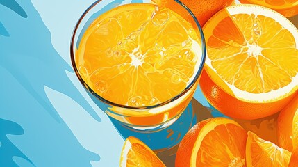 life oranges illustration