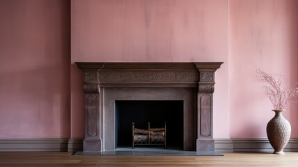 elegance pink stucco texture