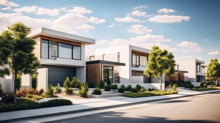 sleek houses street