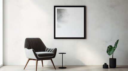 minimalist water color frame