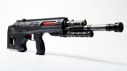 tactical shotgun white background