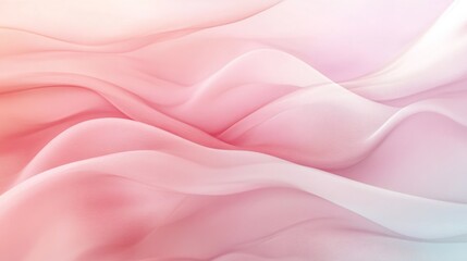 Fototapeta premium Soft Pastel Waves, a gentle blend of pastel hues creating an abstract background, ideal for modern app and product design, conveys calmness and creativity.