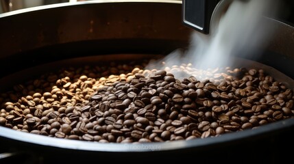 Obraz premium aroma raw coffee beans