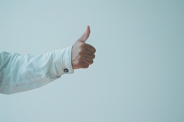 Thumbs Up Positive Hand Gesture,  A Simple Sign