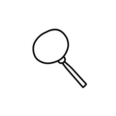 magnifying glass doodle