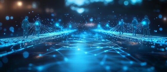 Obraz premium Bridging the Digital Divide, Digital Skills Gap and Workforce Development