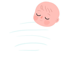 Cute people mom and baby element.