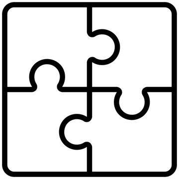 recommend clip art: Puzzle icon