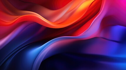 Abstract Flowing Colors