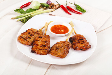 Thai Street foof pork satay