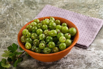 Ripe sweeet and juicy gooseberry