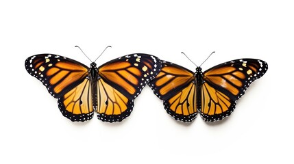 Fototapeta premium Two Monarch Butterflies
