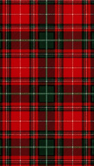 Obraz premium Classic tartan plaid pattern in red and green for festive textiles and holiday decorations