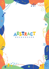 Colorful Background With Abstract Shapes