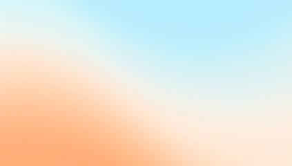Obraz premium Light blue to orange gradient background 
