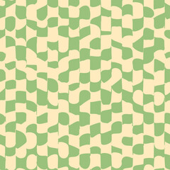 Psychedelic checkerboard poster