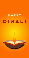 Shubh diwali poster illustration with beautiful diyas and Lord ganesha vector illustration, mandala design.