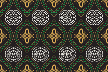 Damask seamless pattern.  Navajo tribal vector seamless pattern. Native American ornament. Ethnic South Western decor style. Boho geometric ornament. Mexican blanket.