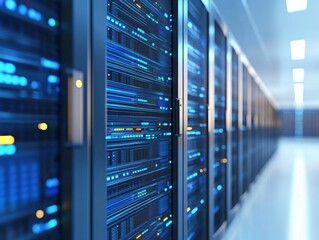 Server Room Interior.